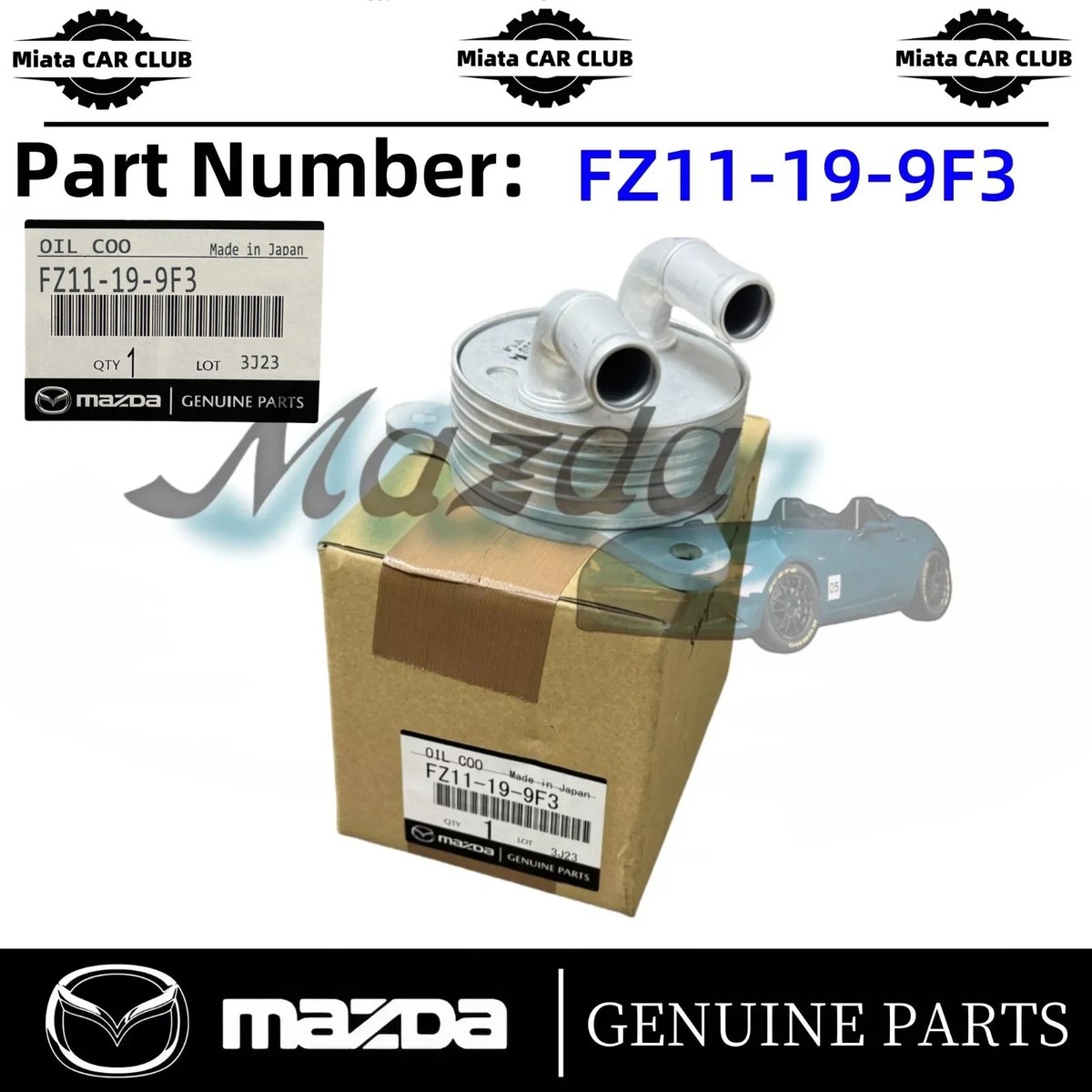 2014-2025 Genuine Mazda 2 3 CX-3 Transmission Oil Cooler 1.5L