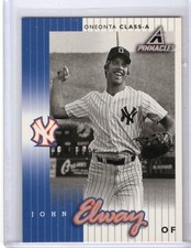 John Elway 1998 Pinnacle Yankees Fanfest Oneonta Class A (RC) HOF Broncos