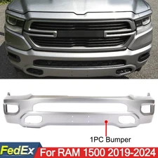 Billet Silver Front Bumper Cover Face Bar Steel Fits For Ram 1500 Pickup 2019-24