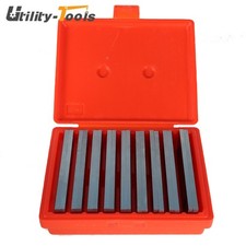 9 Pair Precision Steel Parallel Set 1/4 inch Thick 6 inch Long 0.0002 inch