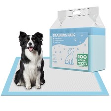 100 Count Puppy Pads for Dogs, 22" x 22" Potty Puppy Training Pad, Dog Cat Pe...