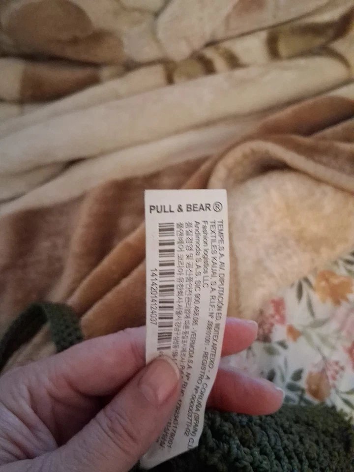 Bolso de Mano Tejido Pull & Bear Nuevo Verde Foto 4 de 4