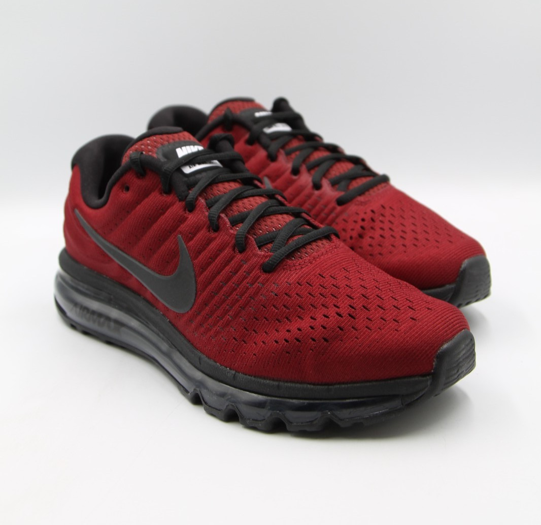 Nike Air Max 2017 Mens Sneakers Running Shoes Team Red Black Grey 849559 603