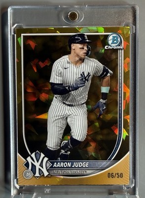2025 Bowman Sapphire - Chrome Refractor #99 Aaron Judge Gold /50