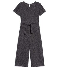 Something Navy Gray Jumpsuit Size 4 girls New With Tags