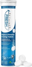 Retainer Cleaner Tablets 30 Pack Denture Mouth Guard Aligner Cleaning Tablets