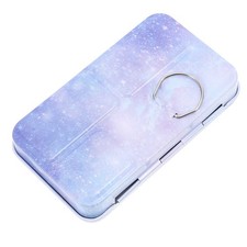 Reusable Stainless Steel Watercolor Paint Box Dark Blue for Artists