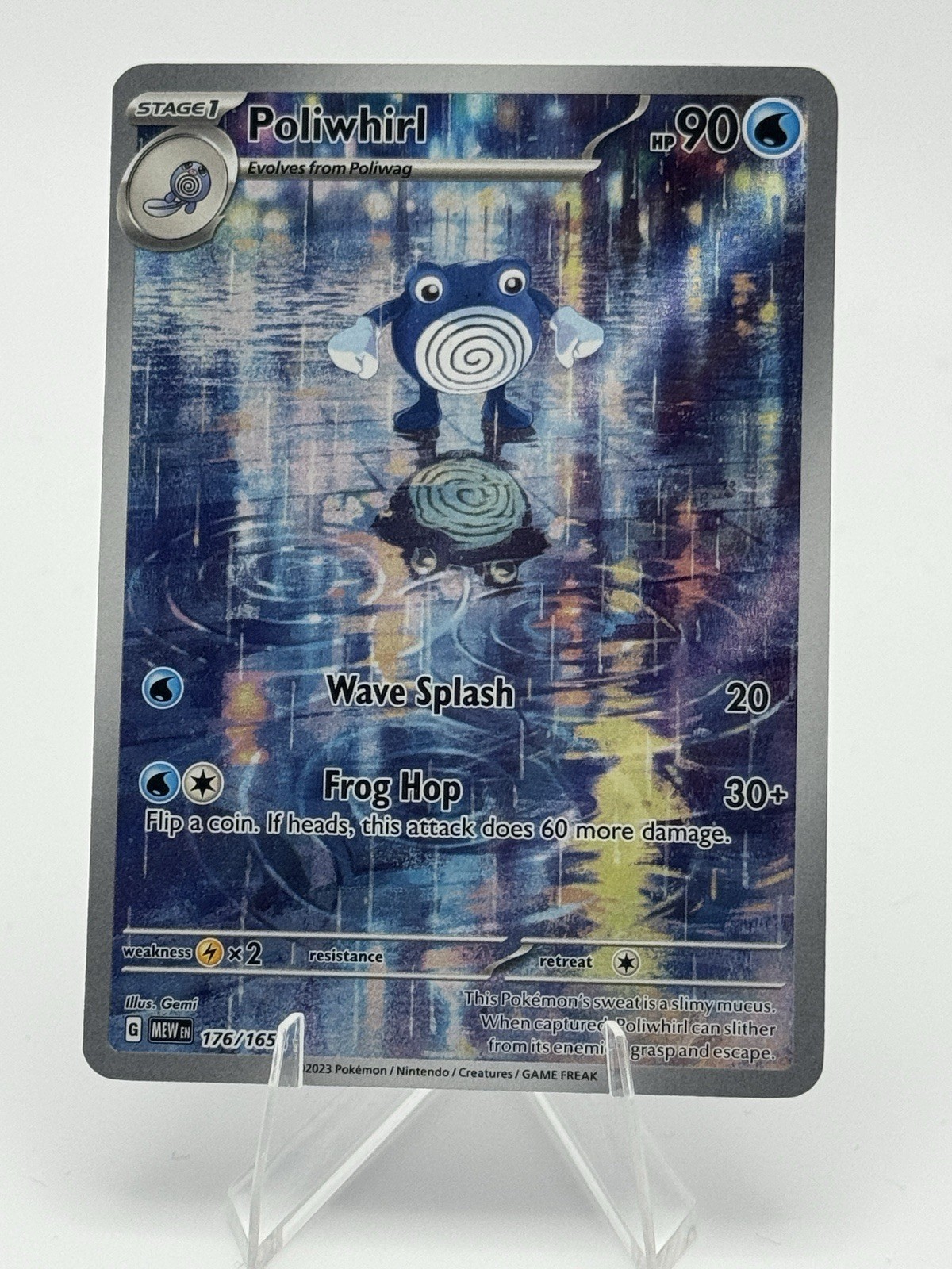 Poliwhirl 176/165 Sv: Scarlet & Violet 151 Holo Pokemon TCG NN