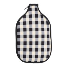 Neoprene Pickleball Paddle Cover Universal Racket Sleeve, Black Beige