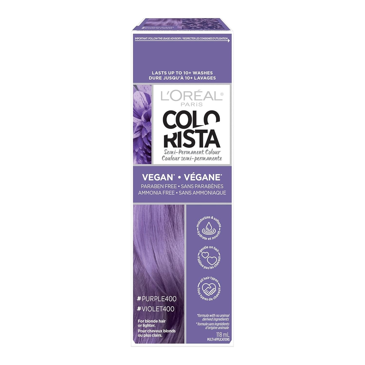 Ista Semi-permanent Hair Color Dye Purple
