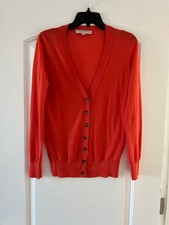 Ann Taylor LOFT Women XS Orange Cardigan Sweater