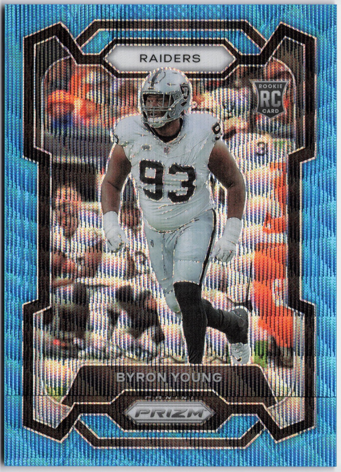 2023 Panini Prizm #355 Byron Young Blue Wave #/199 RC Rookie