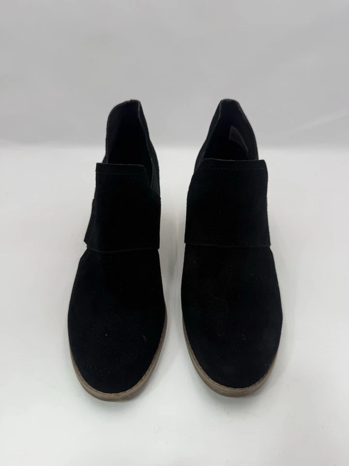 Zapatos de cuña TOMS para mujer Kallie recortados gamuza negros 10019530 talla 8 Foto 2 de 4