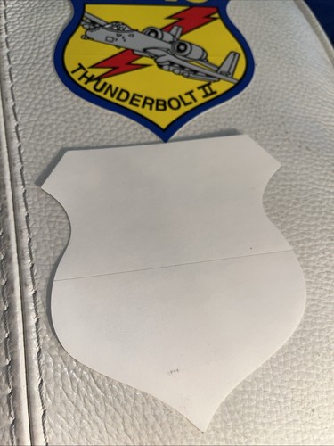 LOT OF 2 USAF Fighter Squadron A-10 Thunderbolt II Decals Peel-off Stickers NEW - Imagen 4 de 4