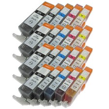 20 Pack PGI-220 CLI-221 INK For Canon PGI220 CLI221 iP3600 iP4600 iP4700