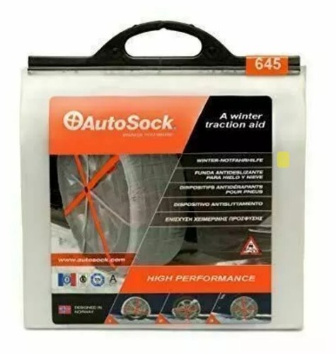 Autosock Snow Socks 306250080 SIZE 645 EN16662-1 Chain Obligation 225/45 R17  - Picture 2 of 6