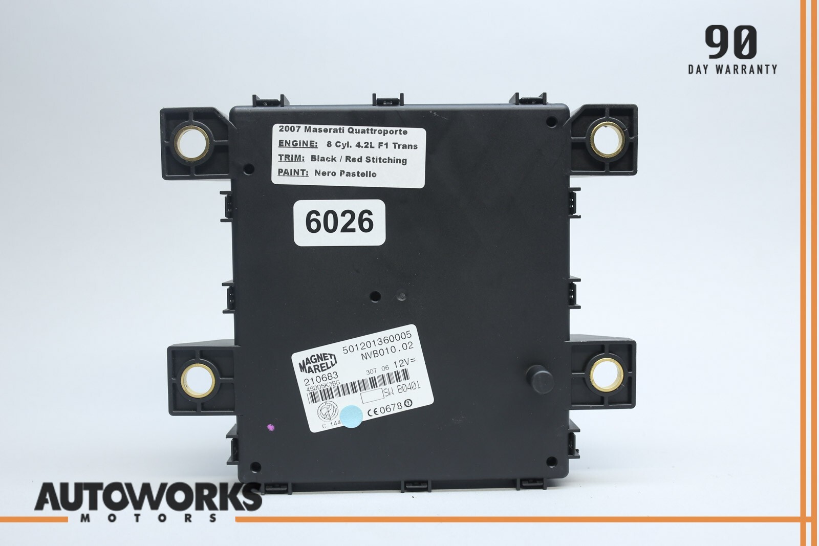 05-08 Maserati Quattroporte M139 Rear Deck Trunk Fuse Box Control Module OEM