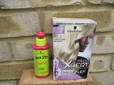 Schwarzkopf Color Expert  Dye 10.2 Light Cool Blonde + Schwarzkopf got2b primer