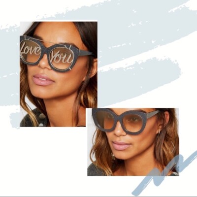 Alice + Olivia Walker Love You Sunglasses | eBay display picture 2