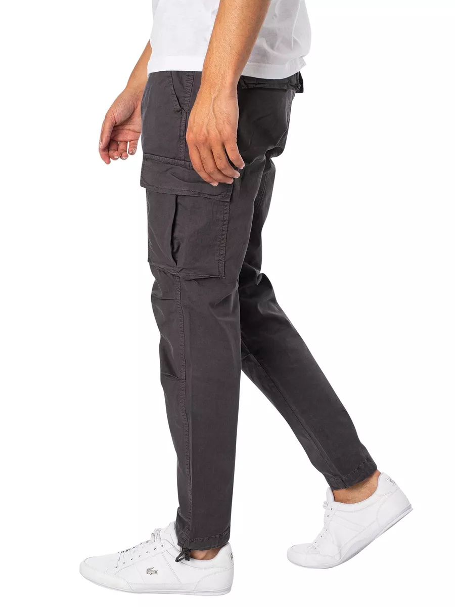 Grey cargo best sale trousers