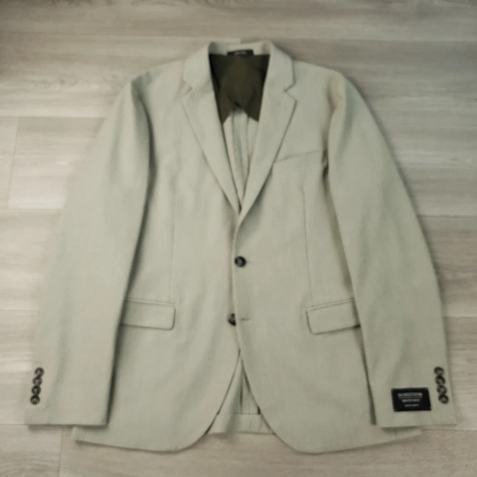 Blazer Nordstrom Seersucker Para Hombre Grande Ajuste Extra Doble Ventilación 2 Btn NUEVO Foto 2 de 4