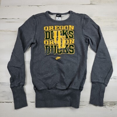 Nike Oregon Ducks Sweatshirt Womens XS Gray Long Sleeve Pullover UO University