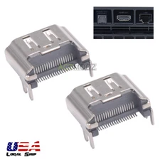 2pcs HDMI Port Connector Socket Replacement for PS4 Console