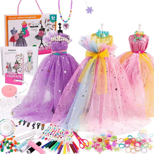 Fashion Design Kit For Girls 309pcs Embroidery Kit Sewing For Creativity DIY - Picture 2 of 12