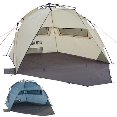 UQUIP Automatik Strandmuschel Speedy Strandzelt Reise Wind Sonnen Schutz UV50+