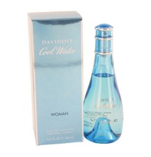 Cool Water By Davidoff Women 3.4 oz 100 ml Eau de Toilette Spray New In Box