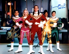 Power Rangers Cast Autographed 8x10 Photo Signed Reprint TV Show Complete
