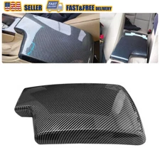 Carbon Fiber Interior Console Armrest Lid Cover Trim for BMW 3er E90 E91 E92 E93