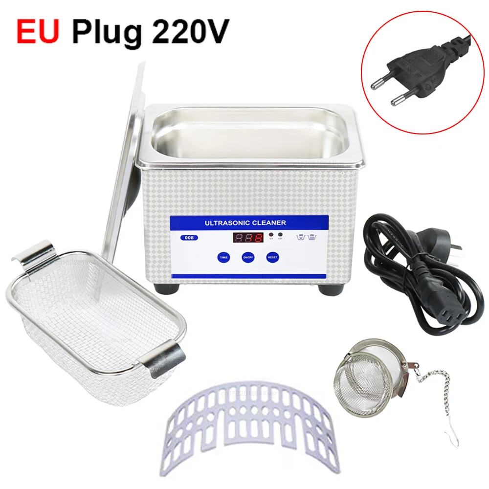 800ml 40KHz Ultrasonic Cleaner for Glasses 35W Washing Bath