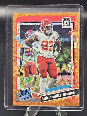 FELIX ANUDIKE-UZOMAH 2023-24 Optic Orange Scope /79 Rated Rookie RC #256