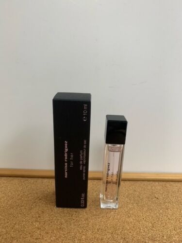 NARCISO RODRIGUEZ For Her Eau de Parfum EDP 10ml / 0.33 oz Spray *NEW IN BOX*