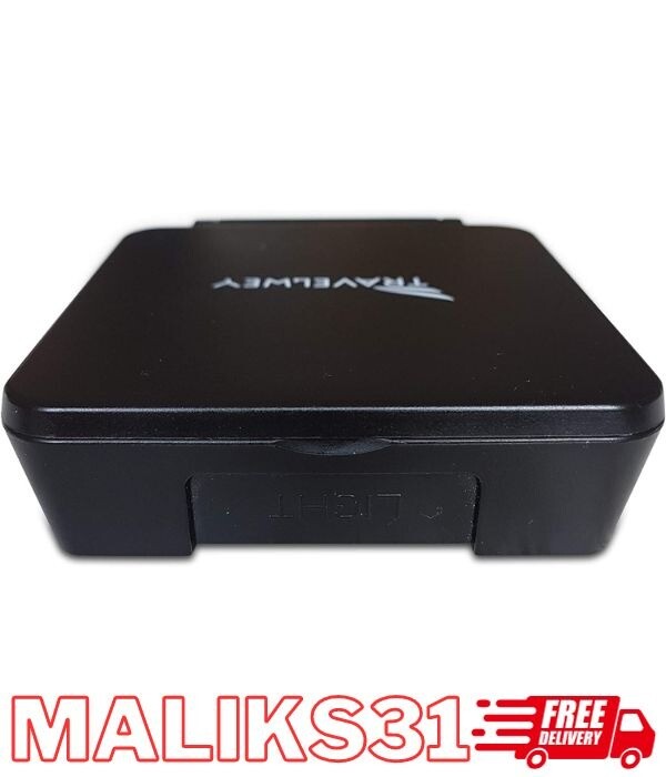 Digital Silent Travel Alarm Clock Simple Battery Operated Small Light Folding eBay