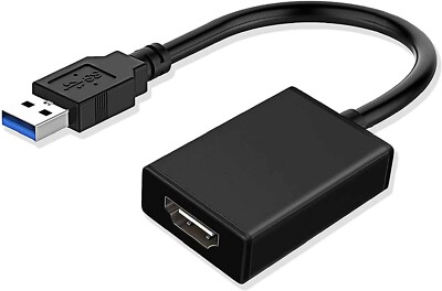 USB 3.0 to HDMI Adapter USB to HDMI 1080P Full HD Video Audio Multi Monitor F287
