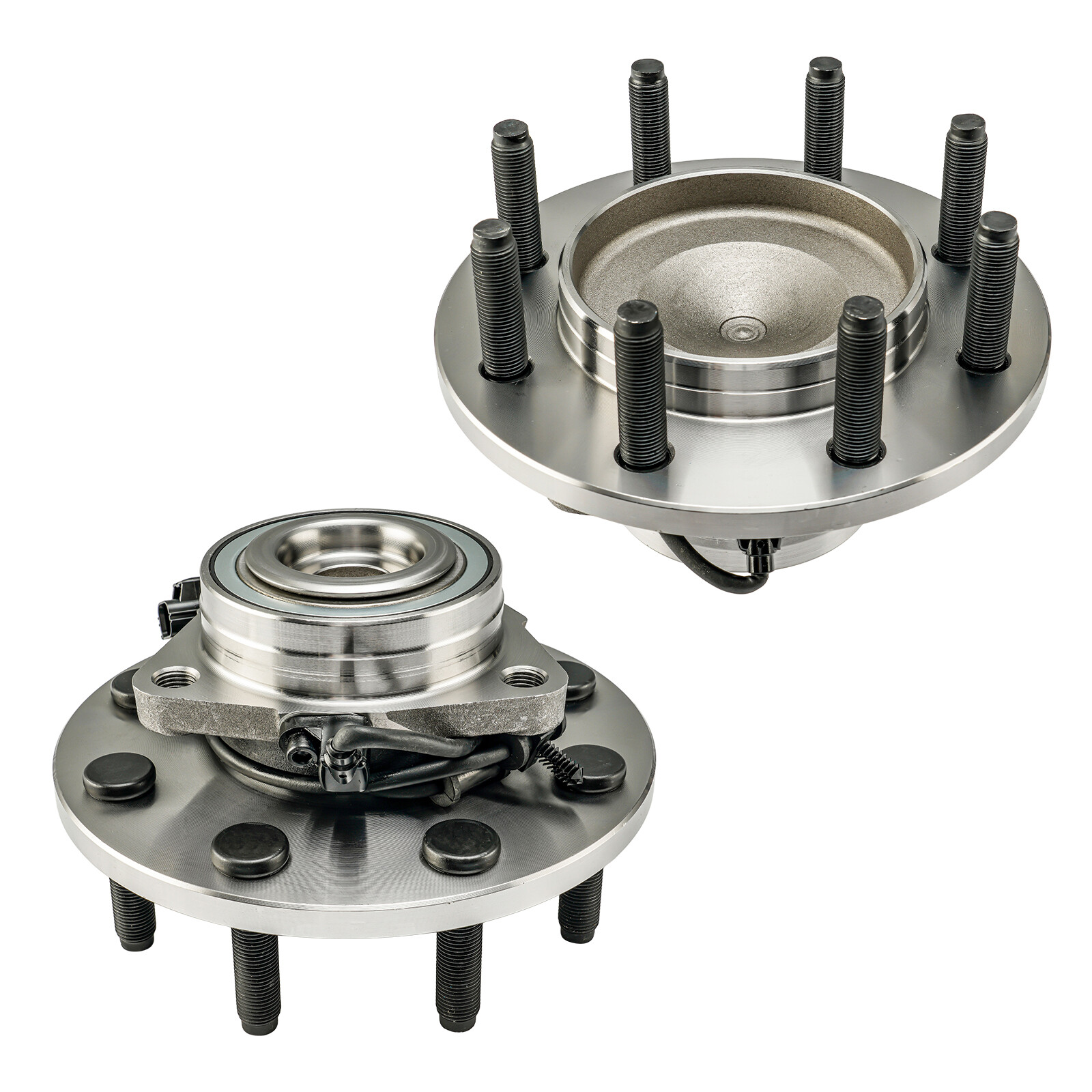 Pair Front Wheel Hub Bearing Assembly For 2003-2005 Dodge Ram 2500 3500 RWD