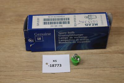 GM General Motors 93190931 2098416 Glühlampe NOS NEU genuine xs18773