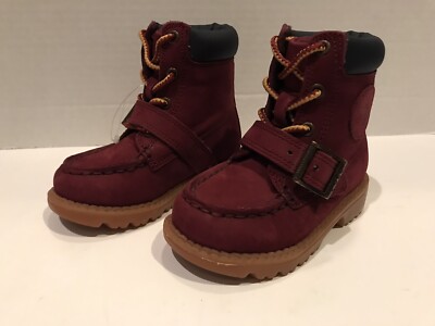 burgundy polo boots