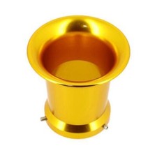 Cornet Venturi 76mm Or CNC pour Carburateur Type PWK 21-34