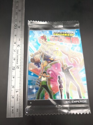 Franky Roronoa Zoro Sanji #No.8-19 N UnOpen One Piece wafer card