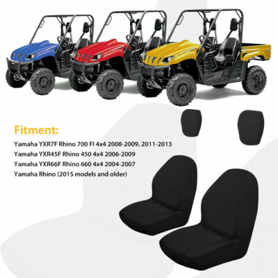 Yamaha Rhino Cup Holder Black Vinyl Bucket Seats For Yamaha Rhino 450/660/700 - Pair, Part SU-310000BK | 1-Year Warranty Yamaha Rhino Parts - Foto 11