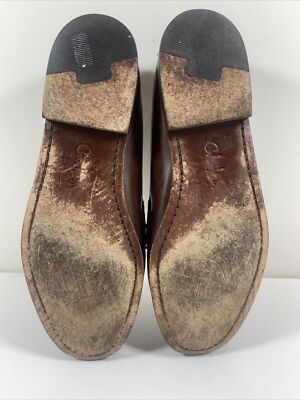 Mens Excellent Condition Cole Haan Slip On Tassel Loafers 11.5 D Brown Cole Haan Mens Size 11.5 M Tassel Loafers Brown Leather Slip  main image 3