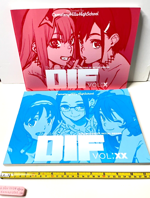 The Art Of DIF VOL:X セメタリーヒルズ青春白書 The Art Of DIF vol XX & X art book set darling in the franxx