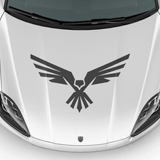 Adler Motorhauben Auto Aufkleber Motorhaube Autoaufkleber Sticker Car 55x31 cm