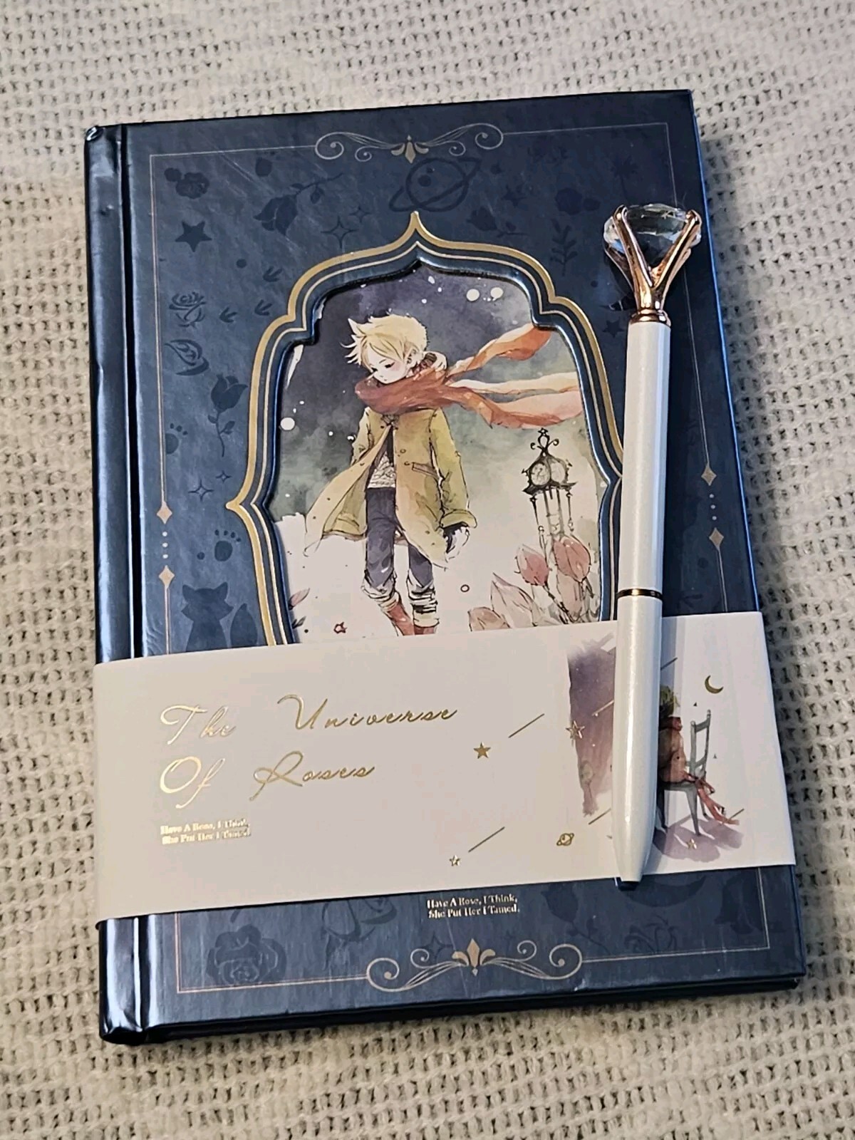 Little Prince Notebook and Diamond Pen Gift Set for Journaling  -image