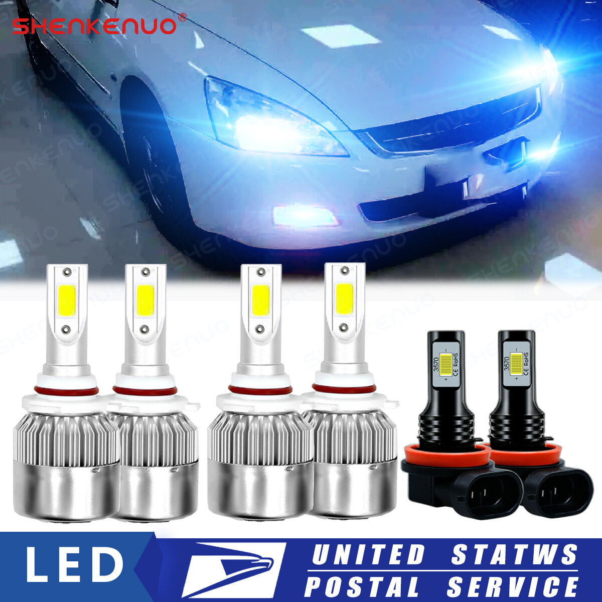 Faro Antiniebla Derecho Transparente H11 Para Honda Accord 2008-2010, De IPARLUX, Iluminación Potente