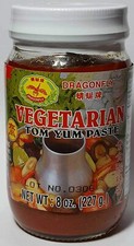 Vegetarian Tom Yum Paste Thai Soup Paste 8 oz Jar Dragonfly