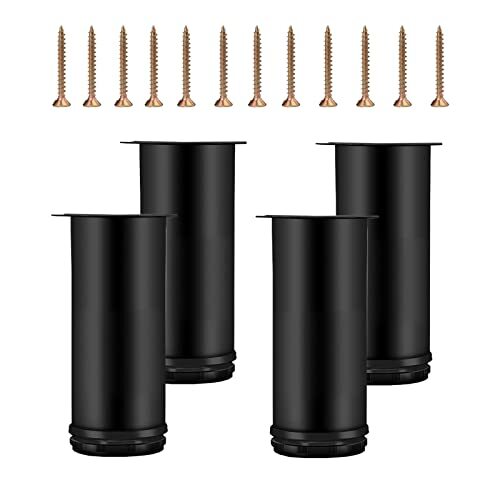 YouYuer 4PCS Piedini per Mobili Regolabili Altezza 20CM Piedi Base (P5J)